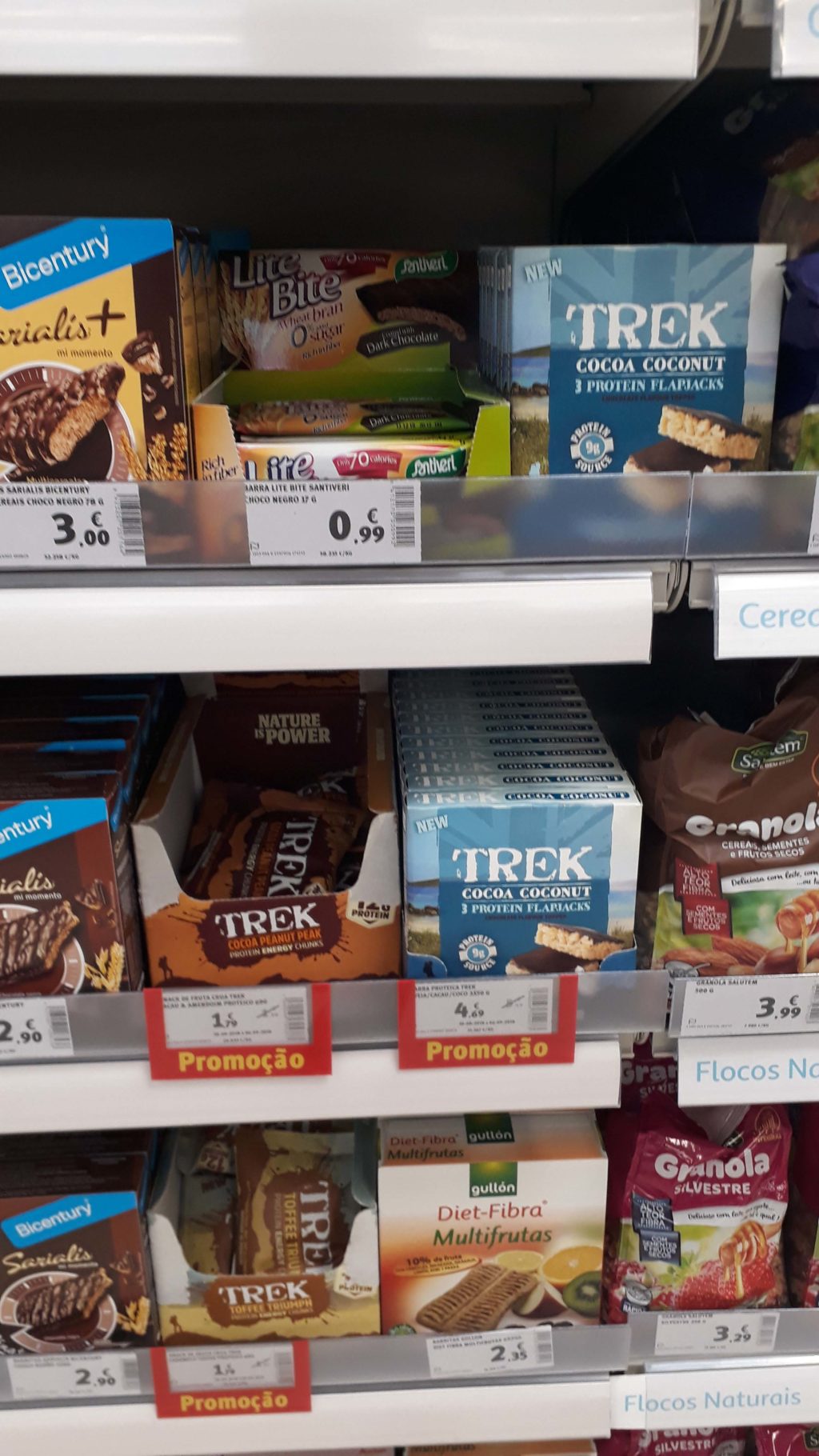 Vegan protein bars from TREK