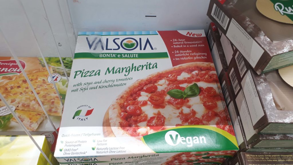 Frozen pizza from Valsoia