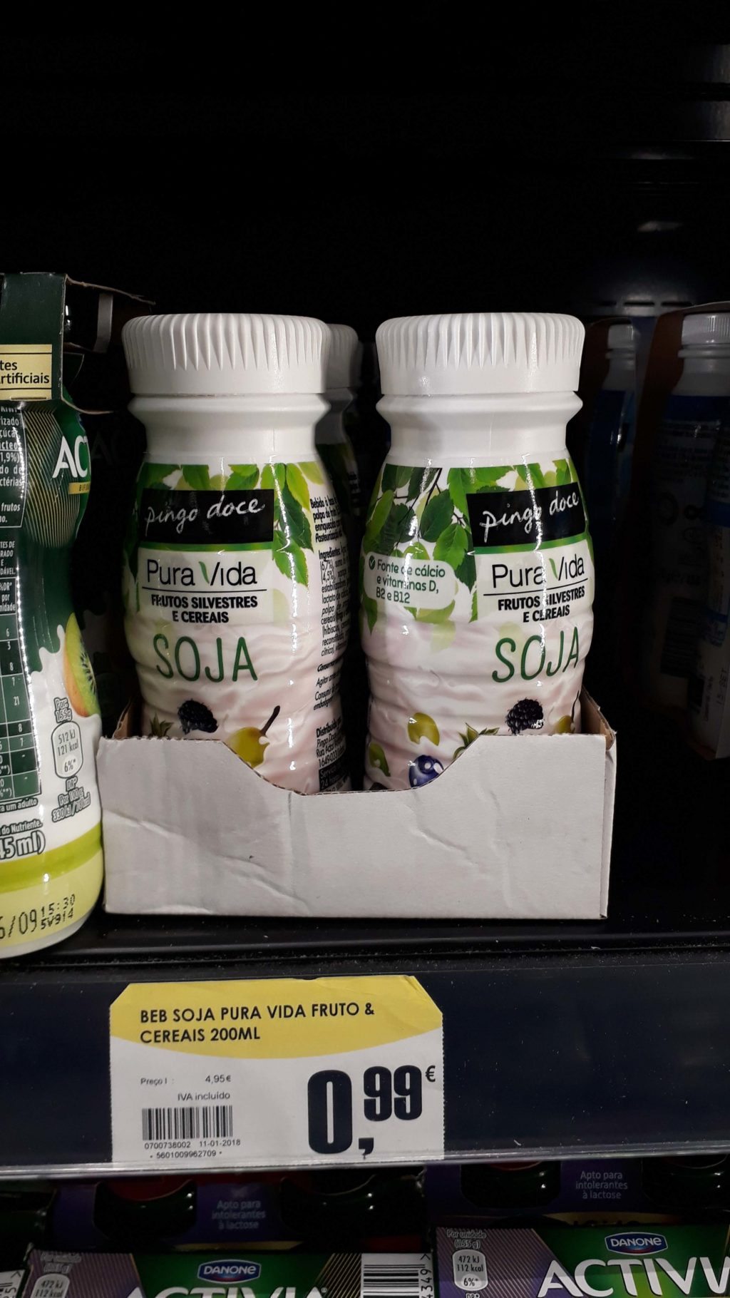 Soy-based yoghurt drink