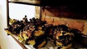Pellas de coliflor tostadas