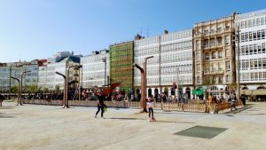 Galerías en el paseo marítimo