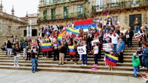 Demostración contra el gobierno del presidente venezolano Nicolás Maduro