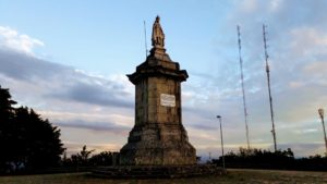 Estatua de Pío IX. en la Serra da Penha o Monte de Santa Catarina