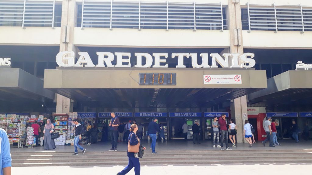 La estación central de Túnez: Gare de Tunis