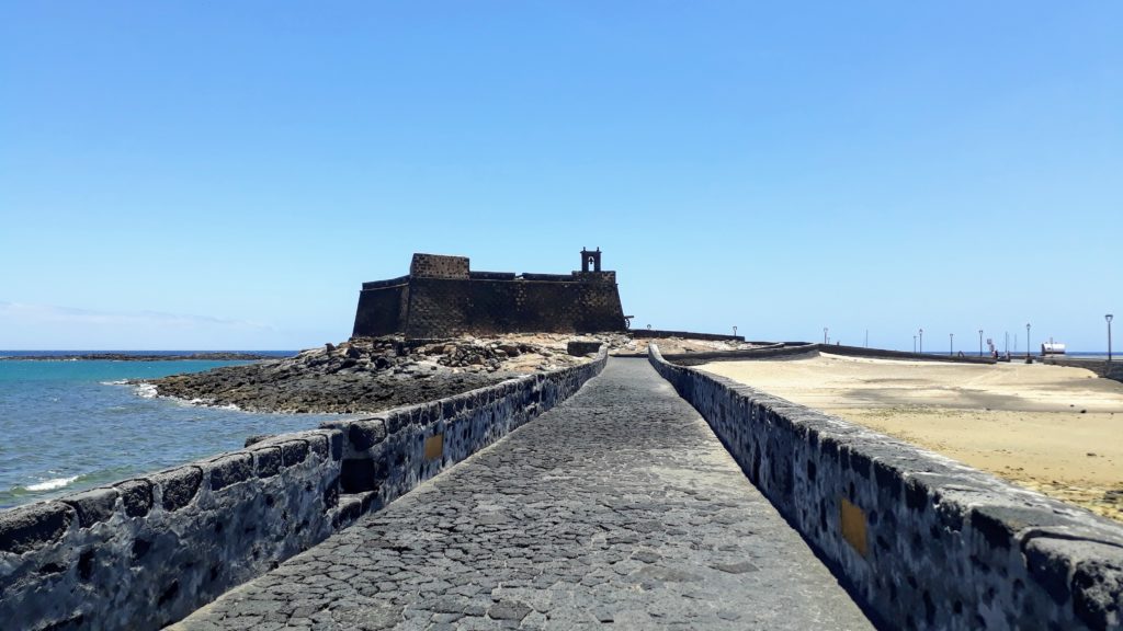 Castillo de San Gabriel en el Islote de los Ingleses