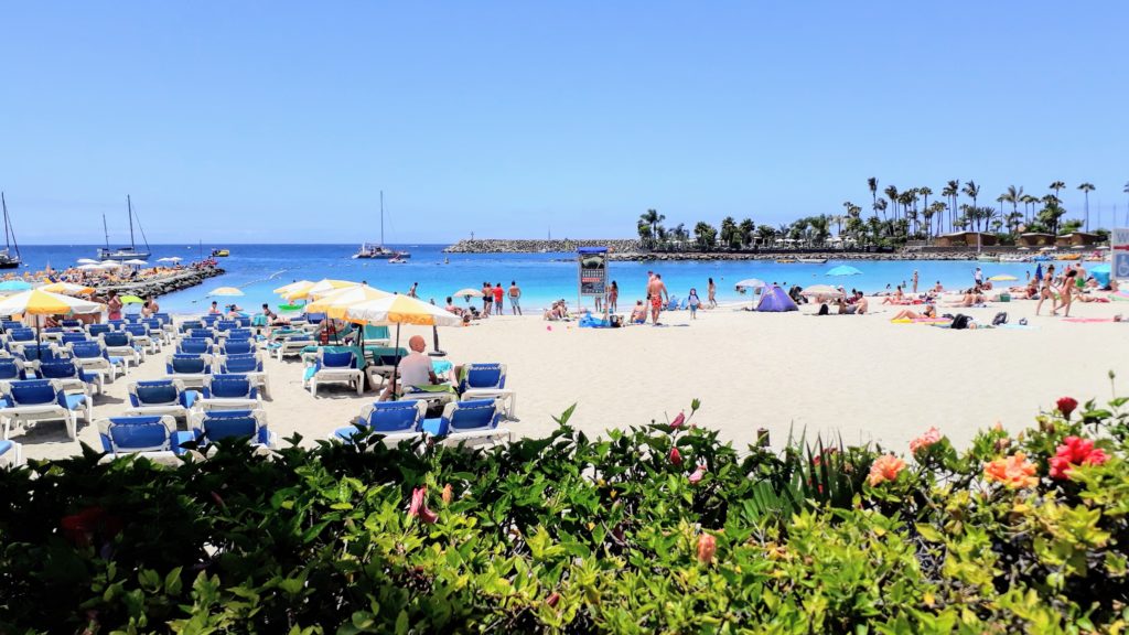 Playa de Anfi en Gran Canaria