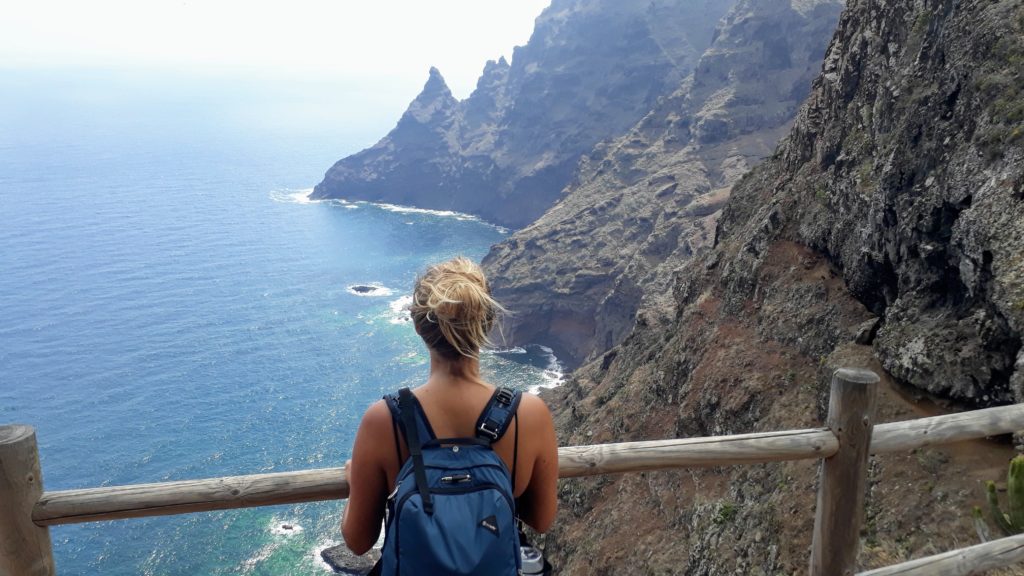 Vista sobre la costa de Tenerife