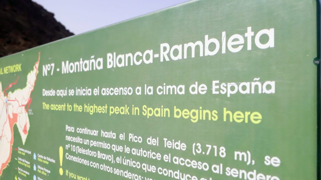 Hasta la cima: Sendero 7 conduce desde Montaña Blanca hasta Pico del Teide, el pico más alto de España