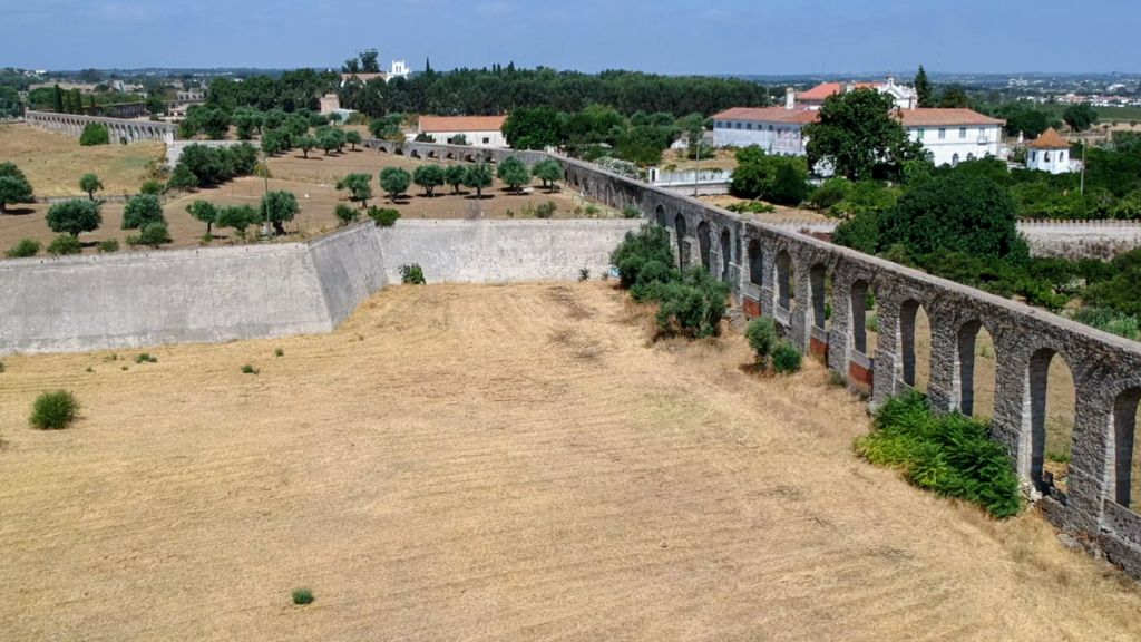 Aqueduto de Água de Prata en Évora